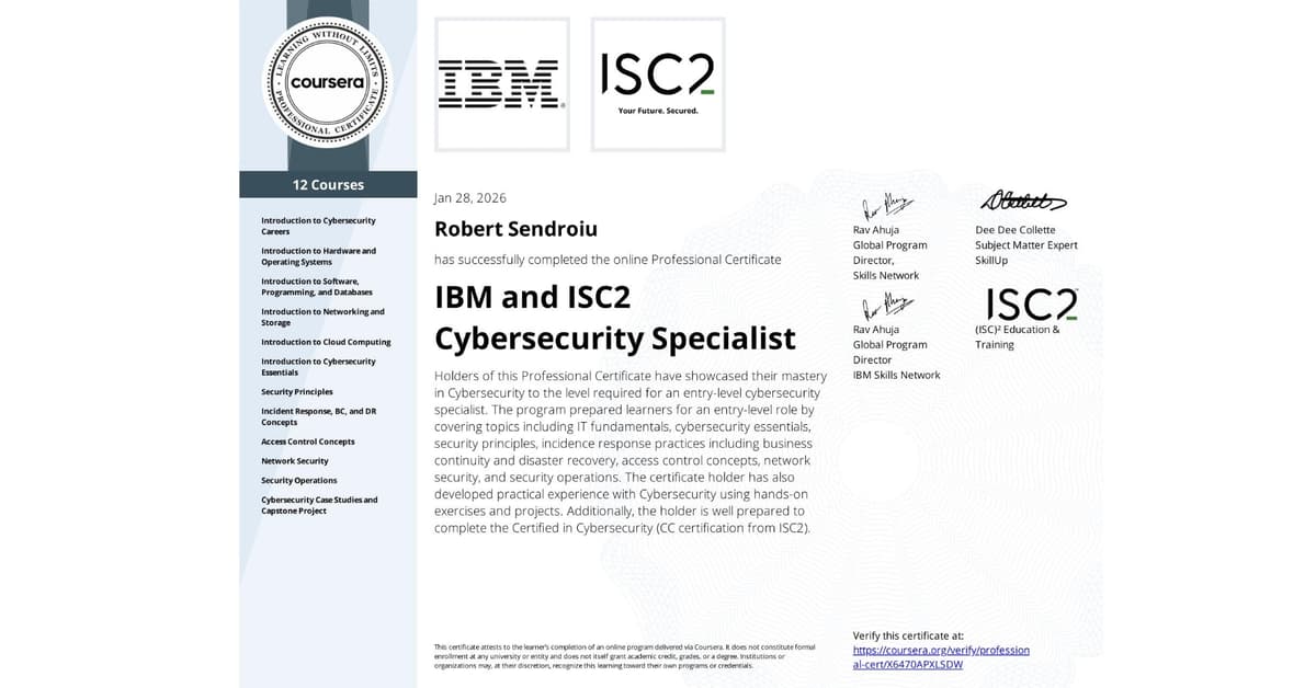 IBM ISC2 Cybersecurity