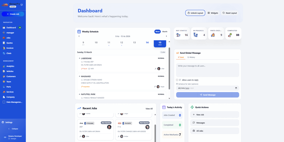 GaragePRO - Screenshot 2