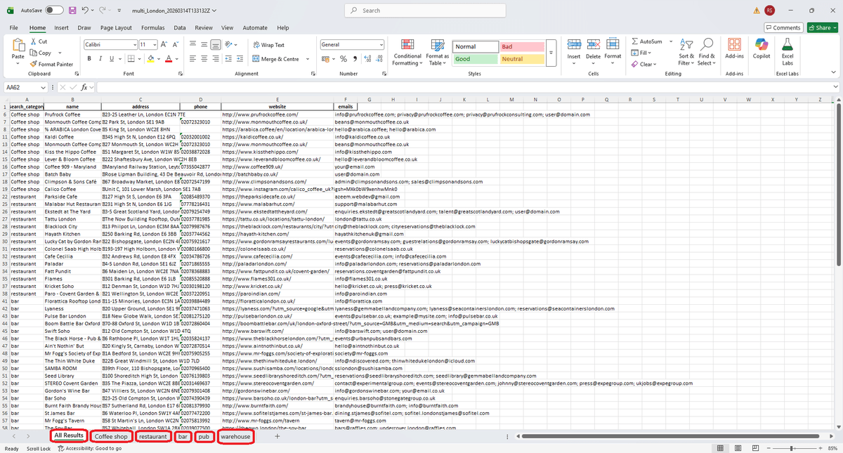 ScraperBot - Screenshot 4