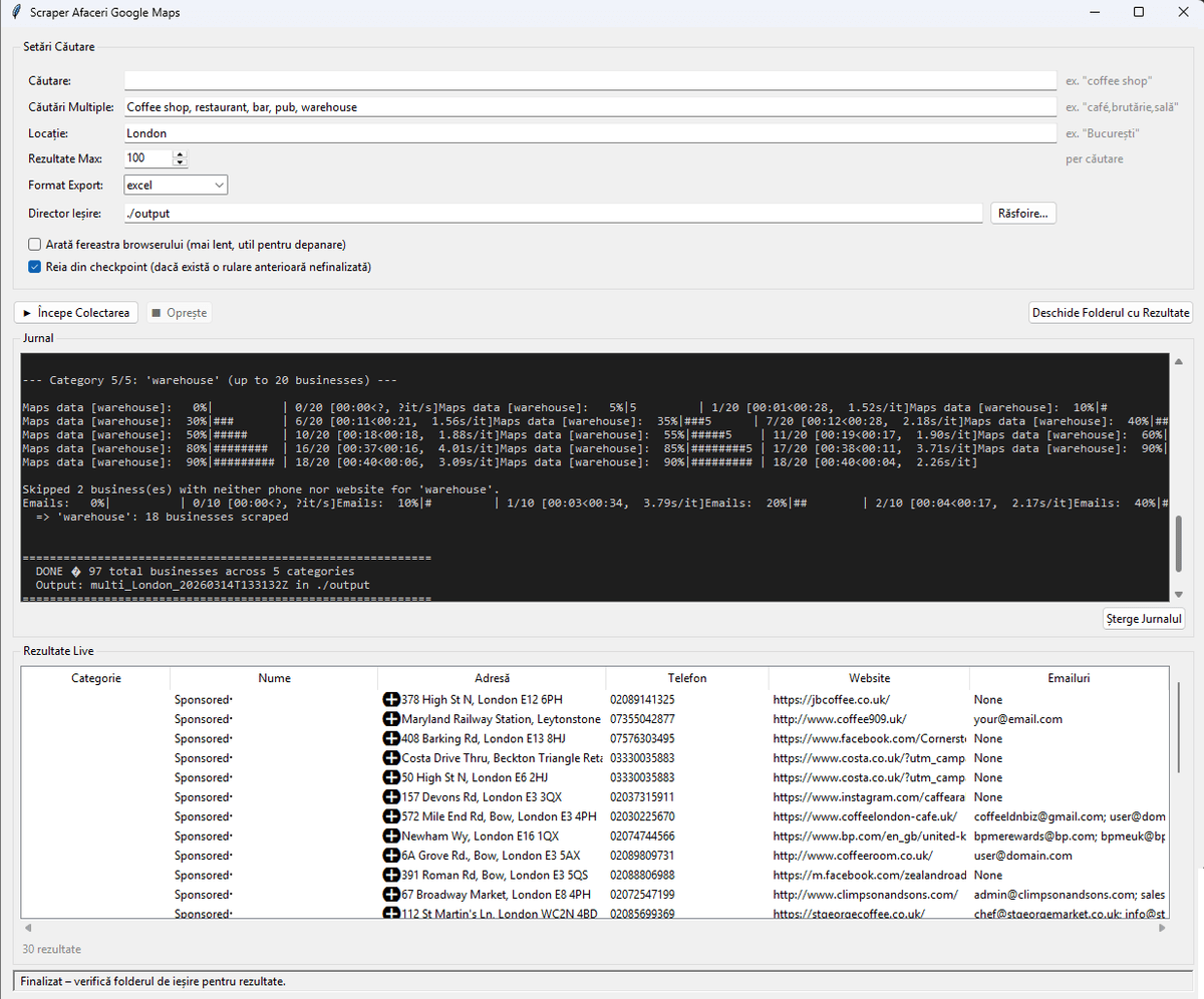 ScraperBot - Screenshot 3